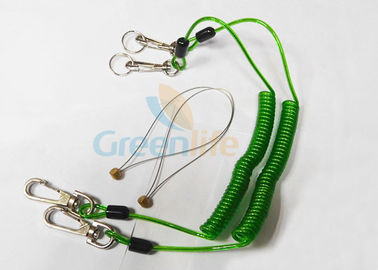 Smycze bezpieczeństwa na narzędzia zielone, przewód z linką z tworzywa sztucznego do rusztowania