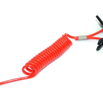 Uniwersalny czerwony plastikowy szpilkowy sznurek do łodzi