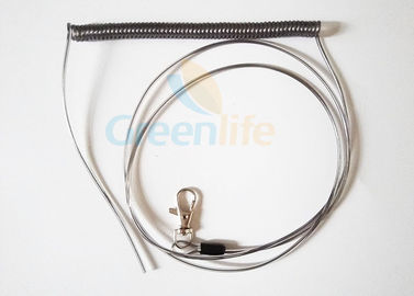 Dostosowany kabel spiralny z drutu sprężynowego Lobester Claw One End 1M Tail