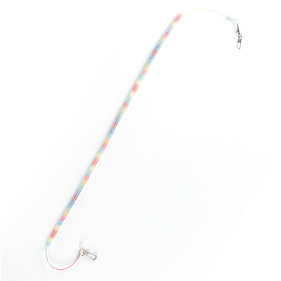 Kolorowa nylonowa lina z rdzeniem sprężynowym Papuga Latająca lina o średnicy 2,3 mm TPU dla bezpieczeństwa